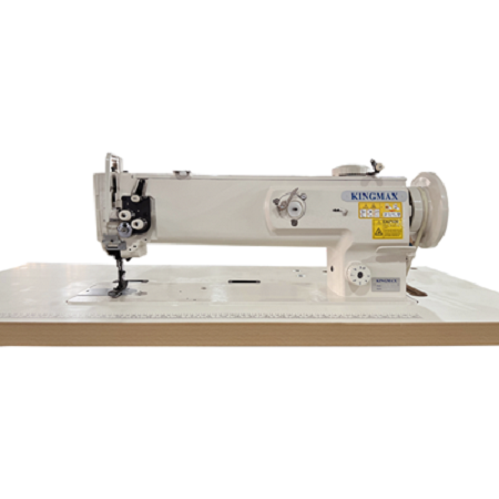 Máquina de coser industrial de brazo largo para trabajo pesado